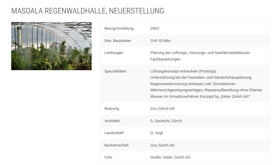 Getec Zürich AG, Schaffhauserstrasse 470 in Zürich