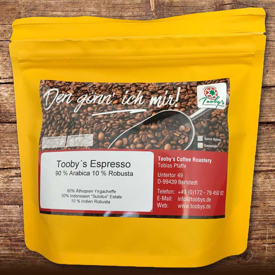 Tooby´s Coffee Bar & Coffee Roastery, Untertor 49 in Berlstedt