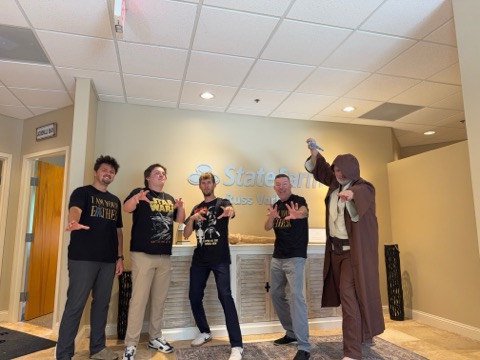 May the 4th be with you! The office is celebrating right this year!