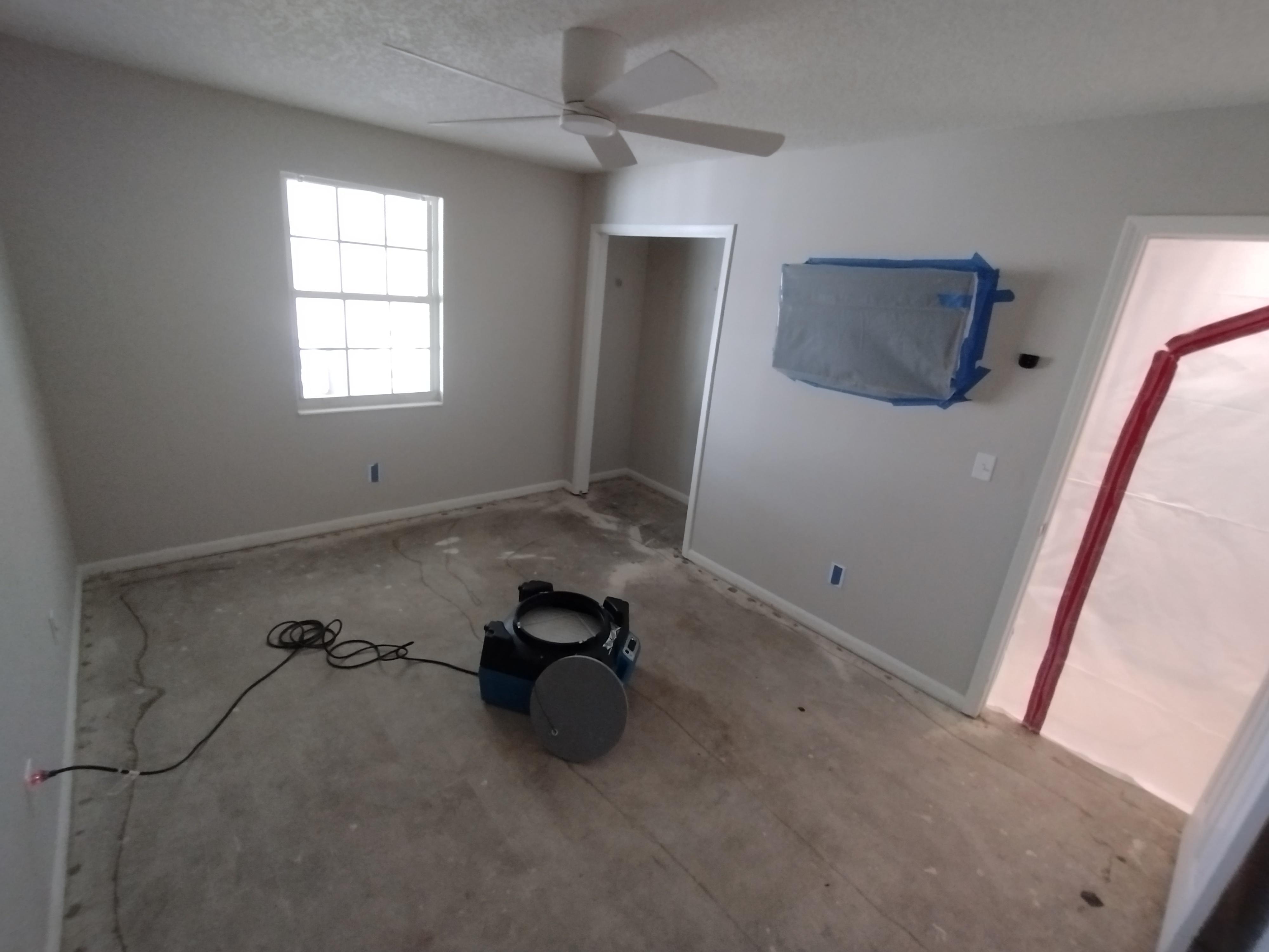 Mold remediation in a residential property