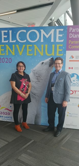 With my friend Okalik Egeesiak at the Northern Lights 2020 Conference February 7th.jpg