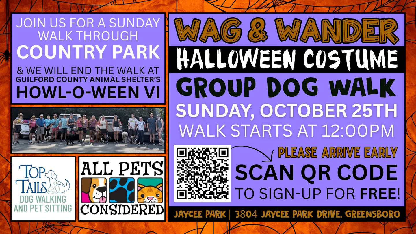 Image of Local Pet Event Wag & Wander Halloween Group Dog Walk Nearby