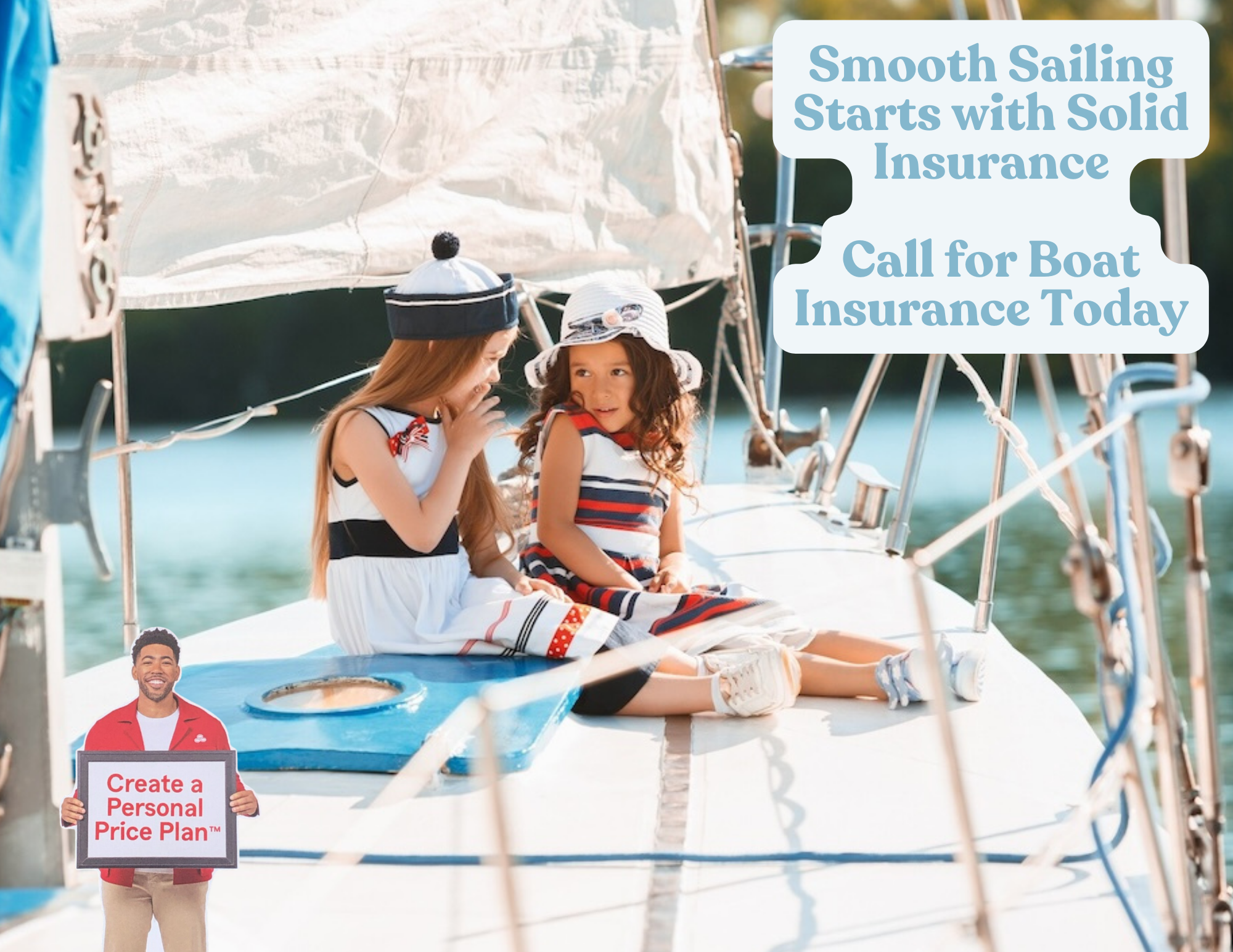 Smooth sailing starts with solid insurance. Call for boat insurance today!