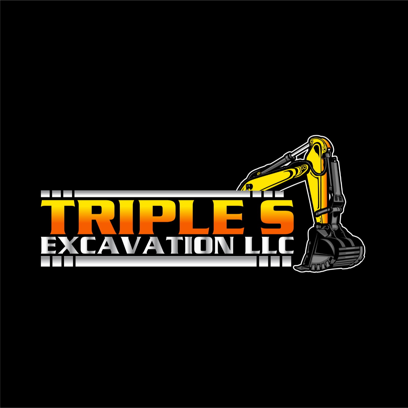 Triple S Excavation Logo