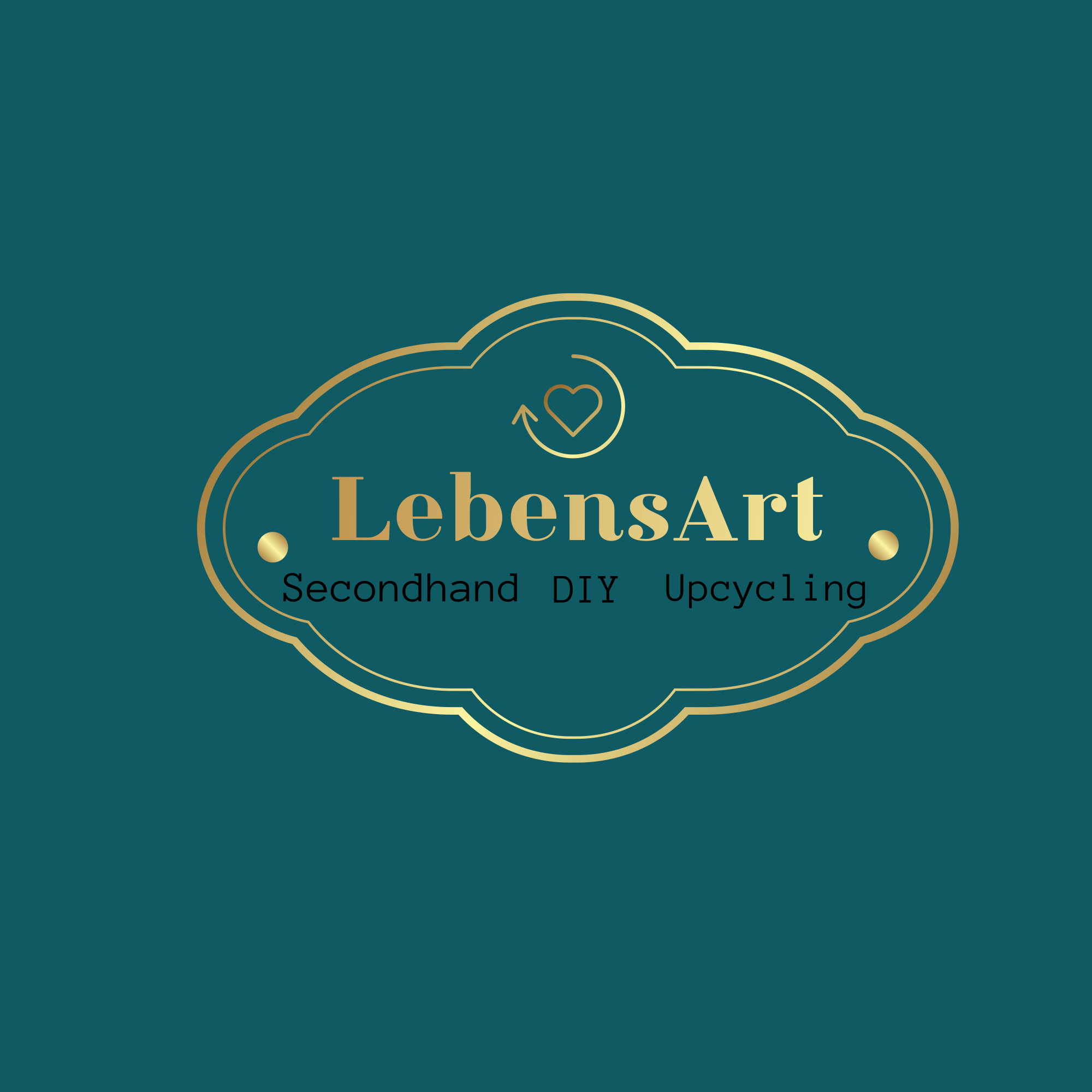LebensArt Secondhand und Golden Vape Logo
