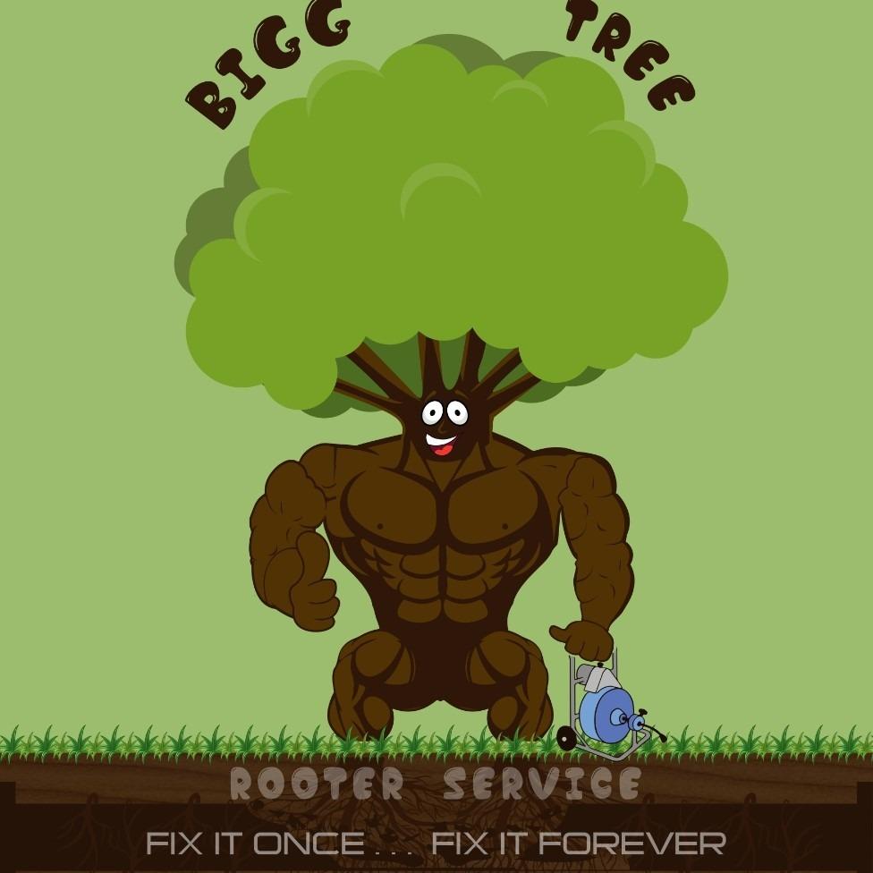 Bigg Tree Rooter & Plumbing Logo