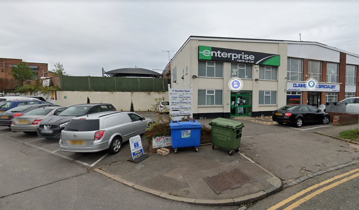 Enterprise Reading South Branch parking Enterprise Car & Van Hire - Reading South Reading 01189 758200