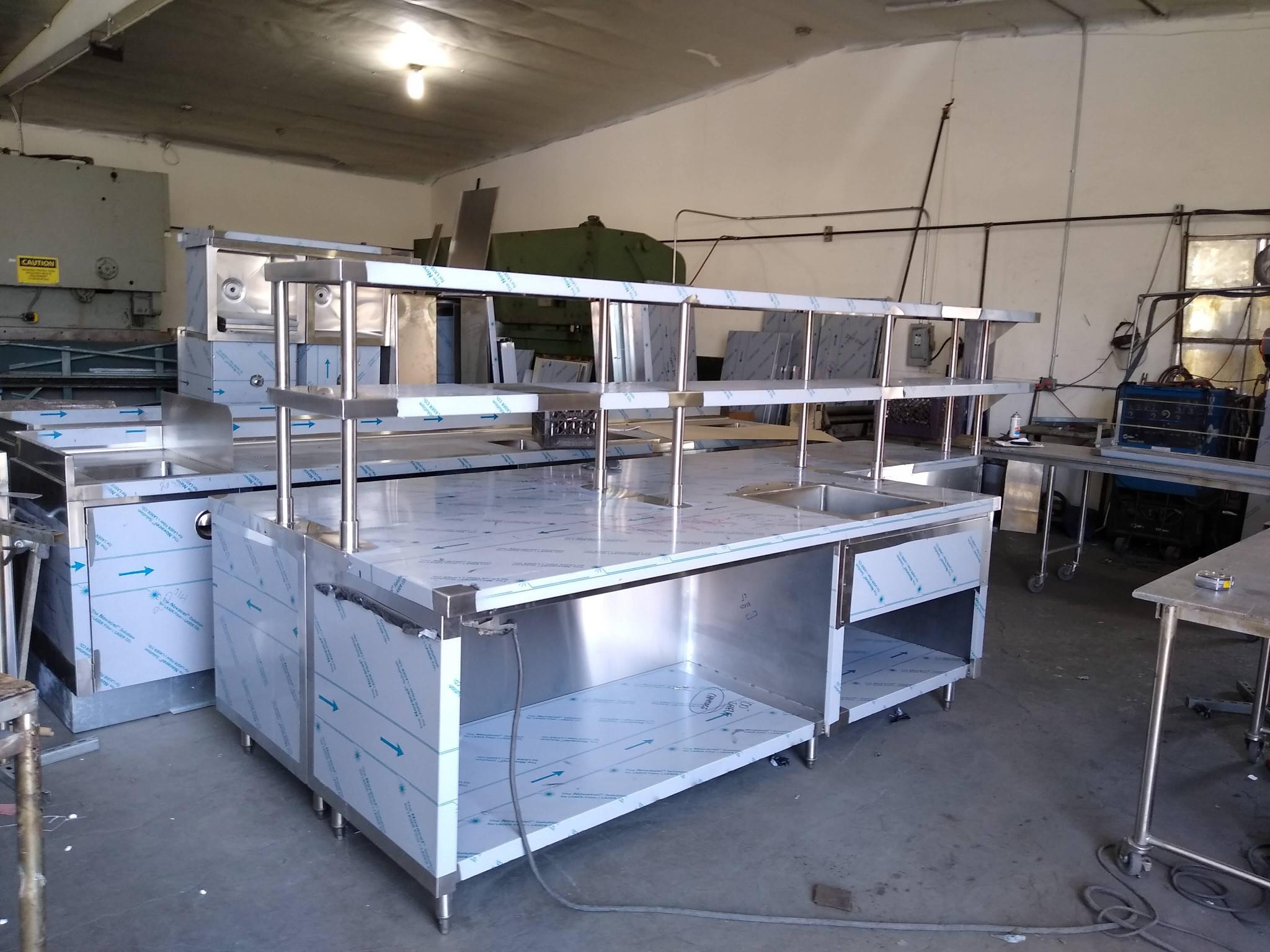 JMM Restaurant Specialties Inc - stainless steel kitchen cabinet