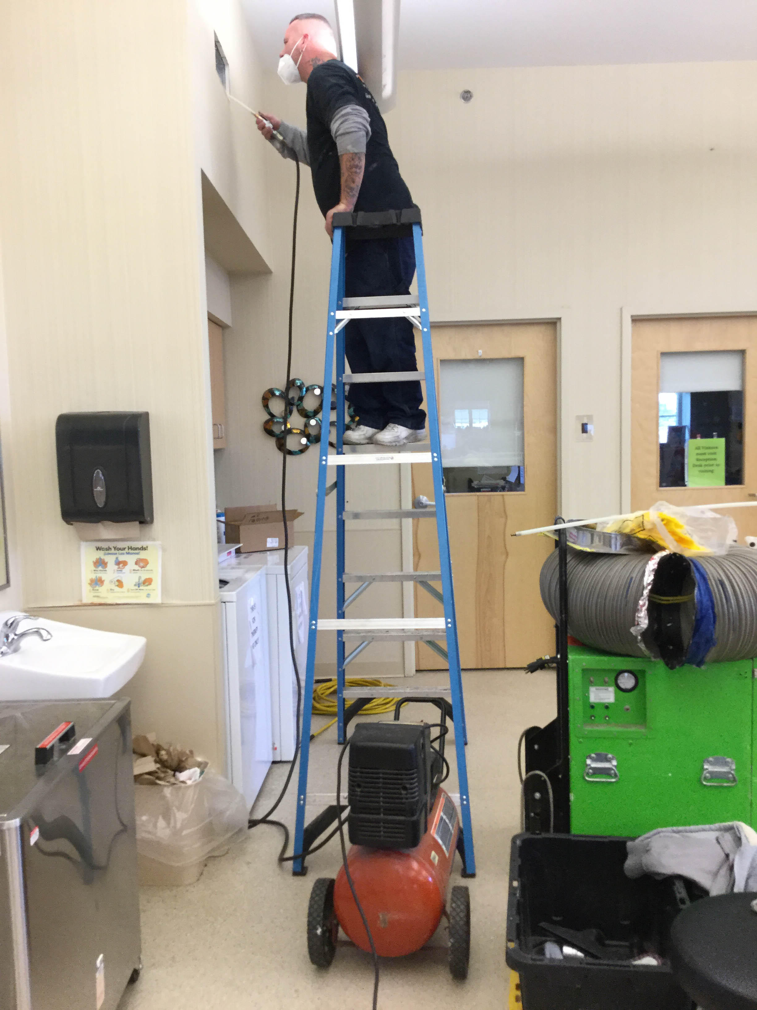 When your building needs your air ducts clean, SERVPRO of Langhorne / Bensalem has all the equipment and training to help!