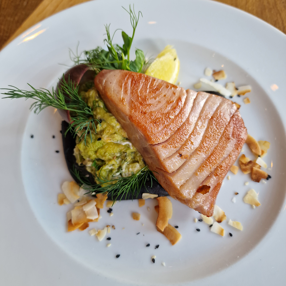 Gegrilltes Thunfischsteak