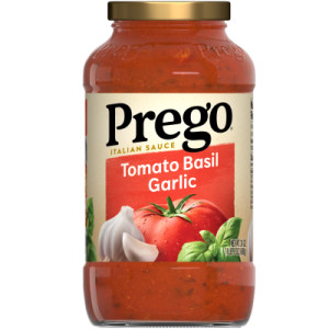 Prego® Pasta Sauce, Italian Tomato Sauce with Basil & Garlic, 24 oz Jar (Case of 12) featured image