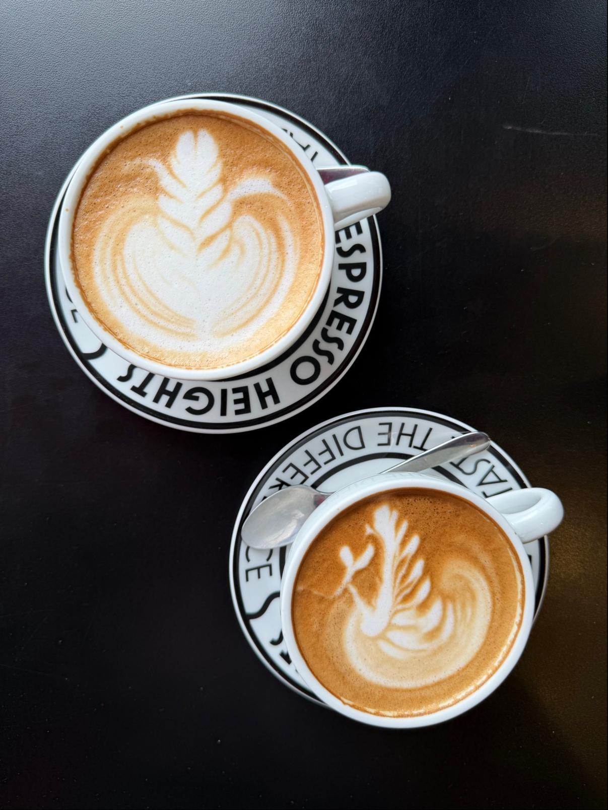 Cafe Lattes in a cup