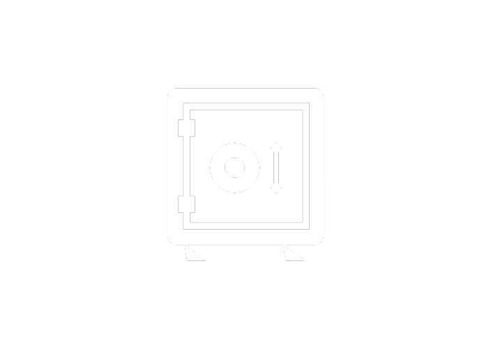 Secure safe icon.