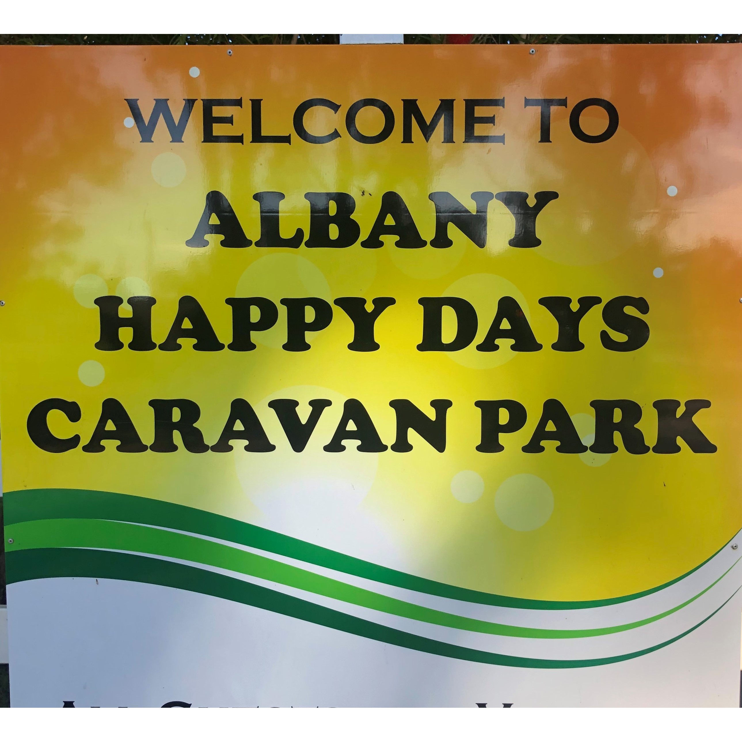 Albany Happy Days Caravan Park Logo