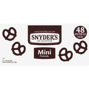 Snyder's of Hanover, Mini Pretzels, Individual Packs, 48 Ct featured image
