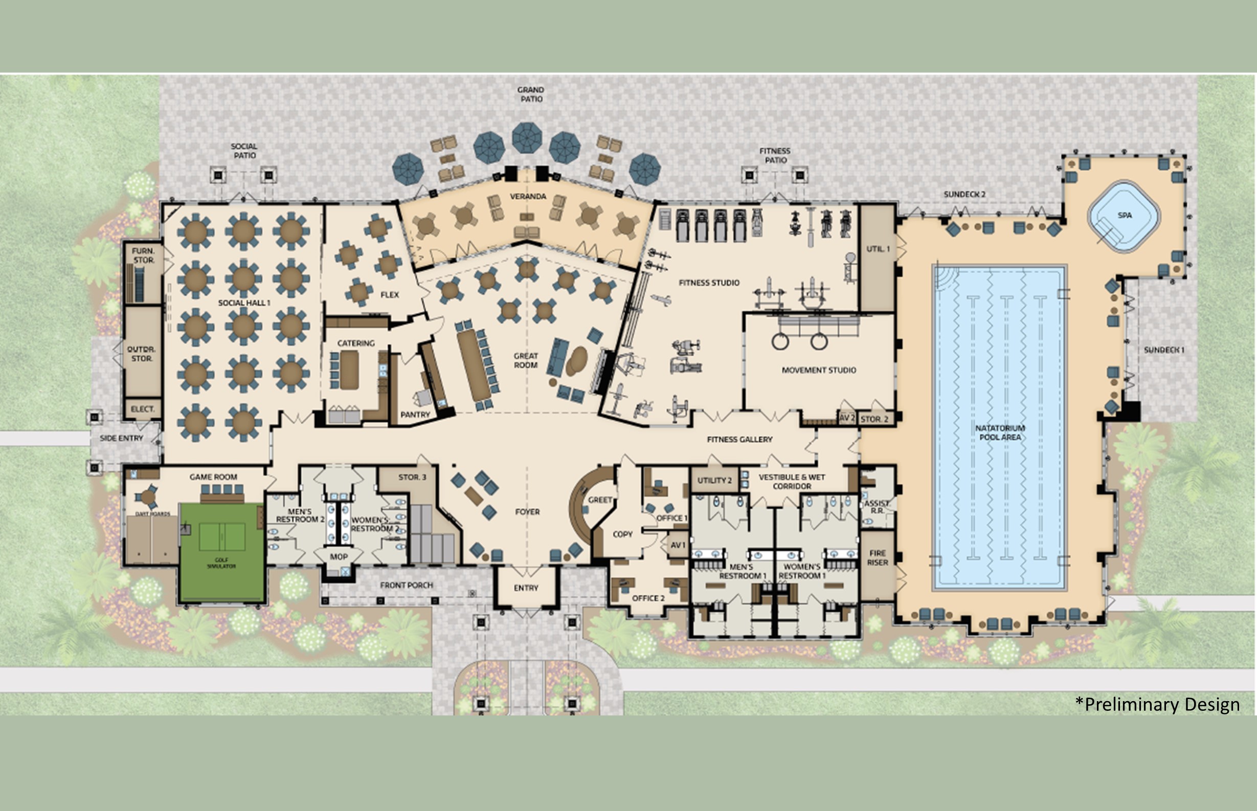 Future Clubhouse Floor Plan