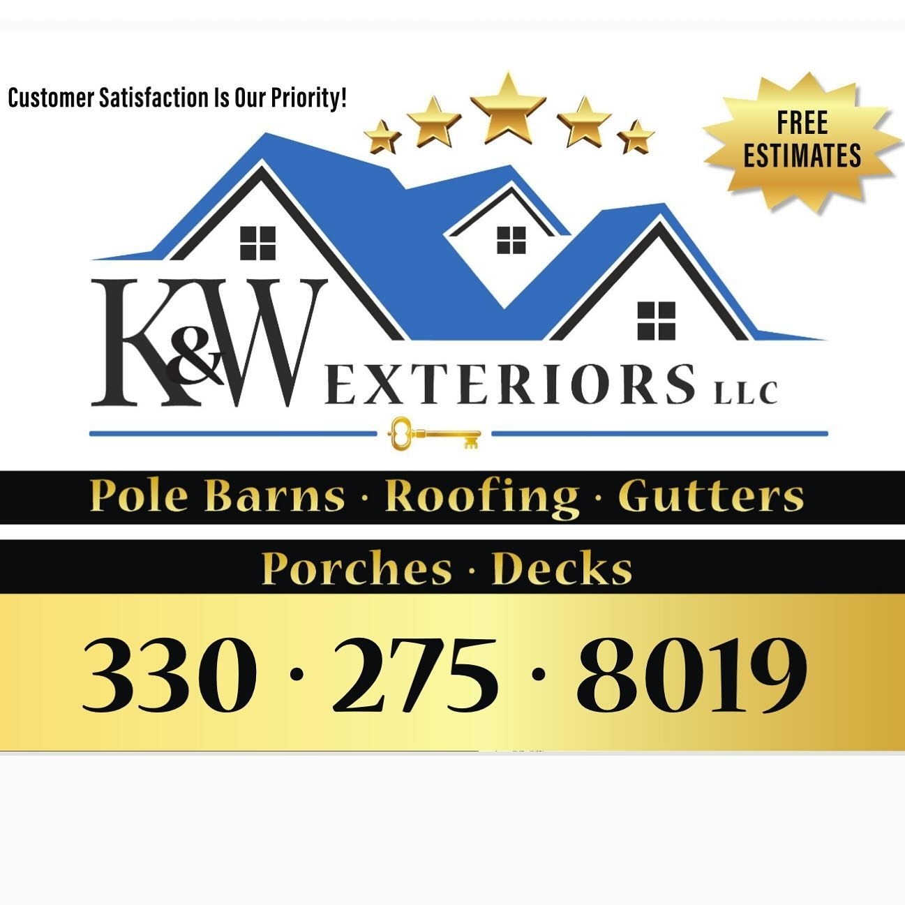K&amp;W Exteriors LLC Logo