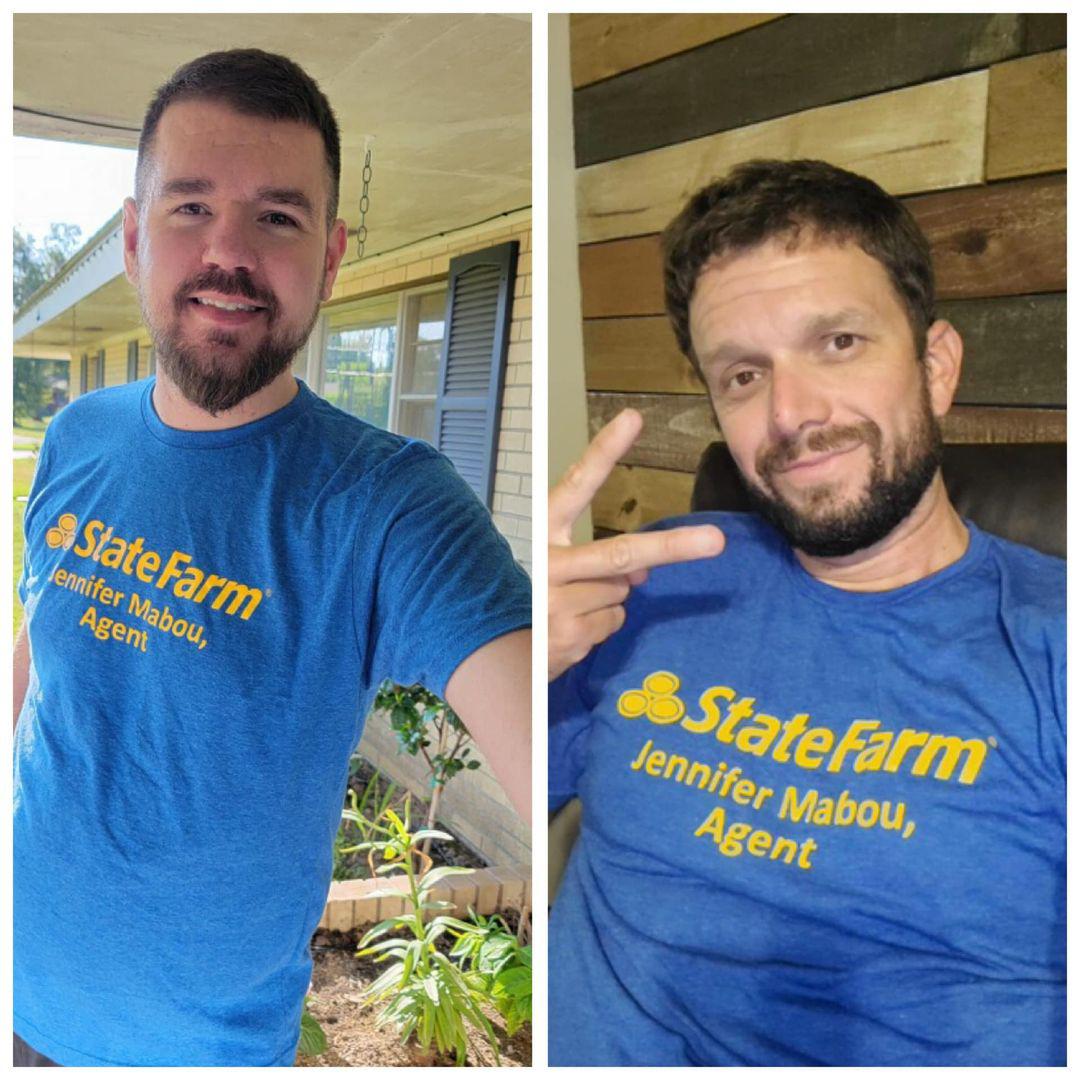 We love seeing our customers sporting their new shirts! Send us your t-shirt pic! Jennifer Mabou - State Farm Insurance Agent Sulphur (337)527-0027