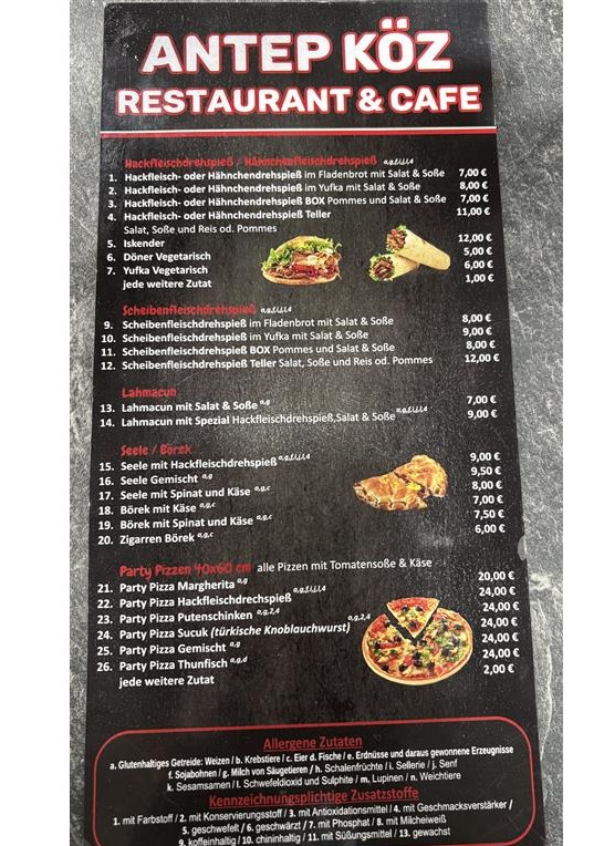 Bilder Antep Köz Restaurant
