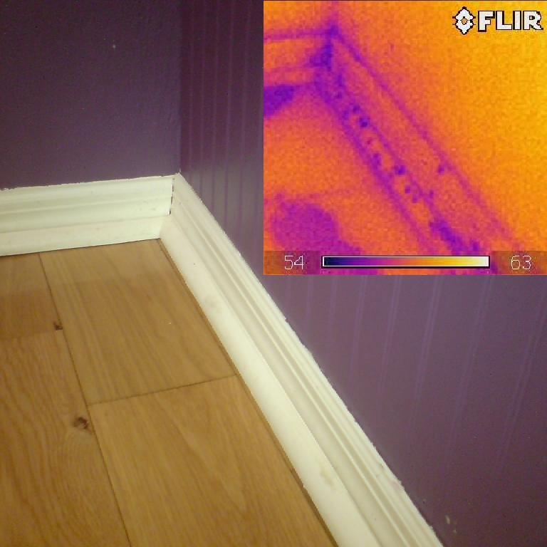 Example of Thermal Imaging 1-800 Water Damage of WNC Asheville (828)398-4027
