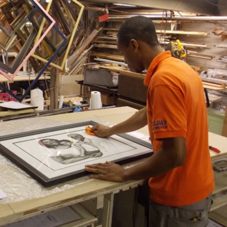 Protect your art and really make it pop with our custom framing.