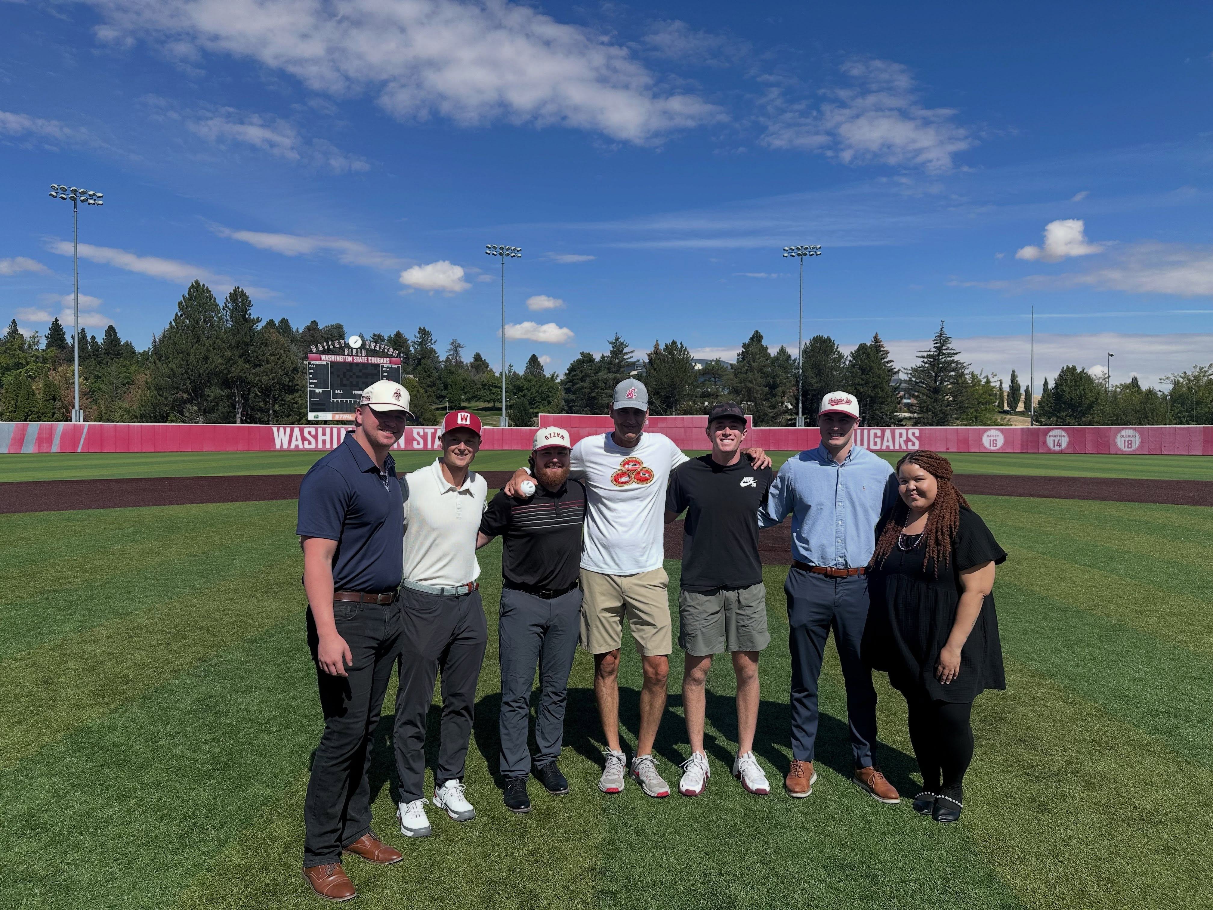 Today, some of our Pullman team met WSU pitcher Nick Lewis! Nick pitched wiffle balls to our staff as part of our first NIL partnership. We look forward to cheering on Nick and WSU Cougar Baseball this season. Go Cougs!