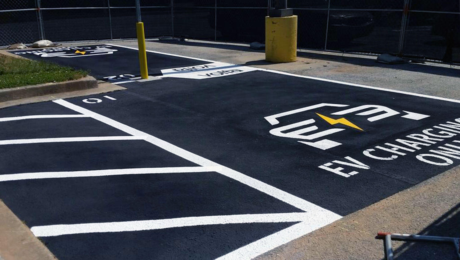 Image of Parking Lot Line Striping by G-FORCE Macon GA
