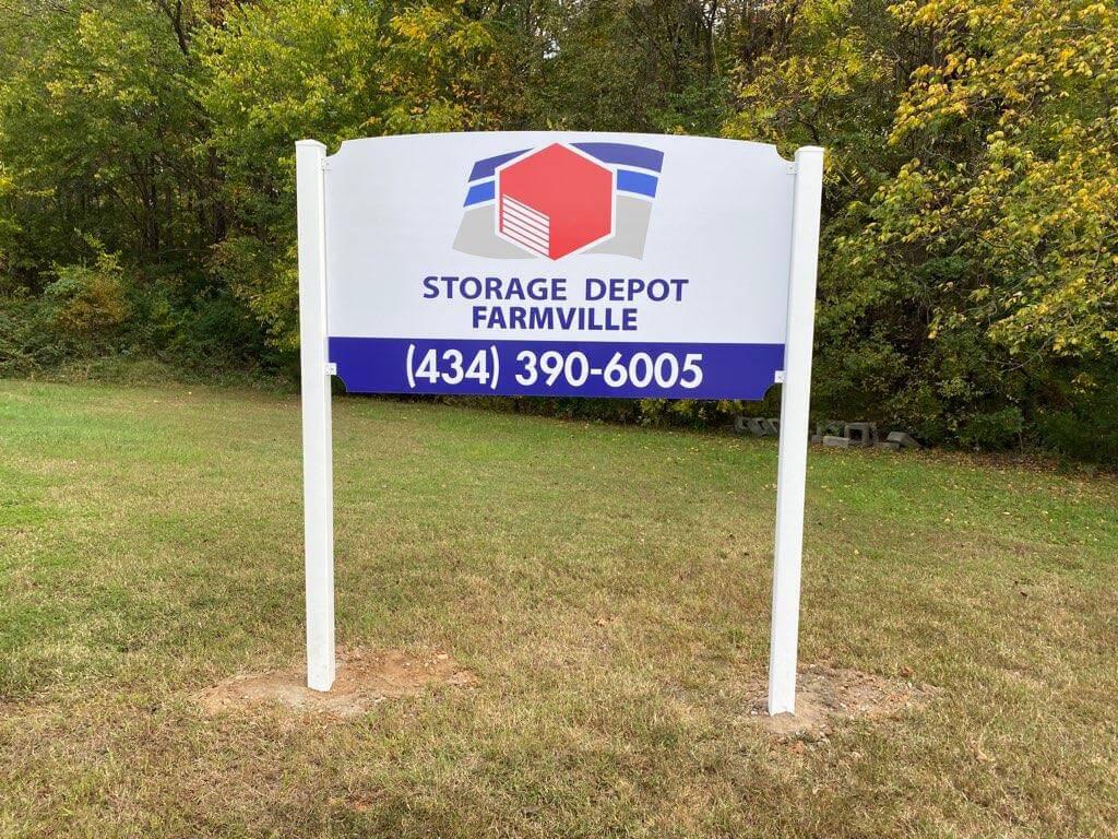 Storage Depot of Farmville - Exterior Signage