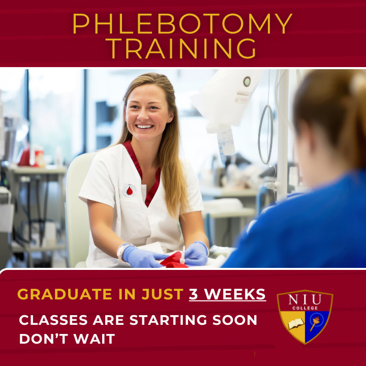 Excellent pay, attractive hours, and satisfying work are just a few of the rewards offered in the medical field as a Certified Phlebotomy Technician 1. Enroll Today! 
#PhlebotomyTraining #MedicalSchool #PhlebotomyTechnician #Healthcare