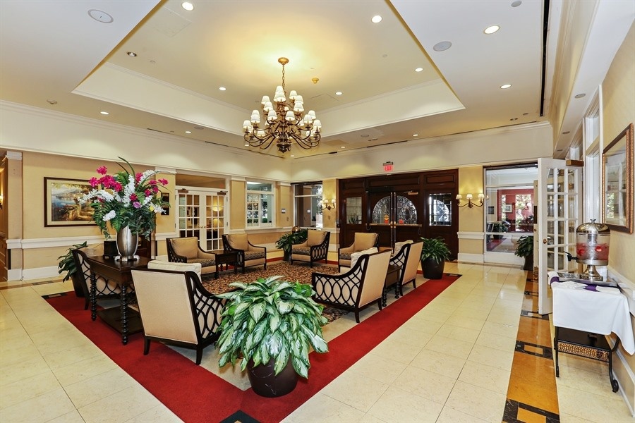 The Forum at Memorial Woods boasts a spacious common area for our seniors!