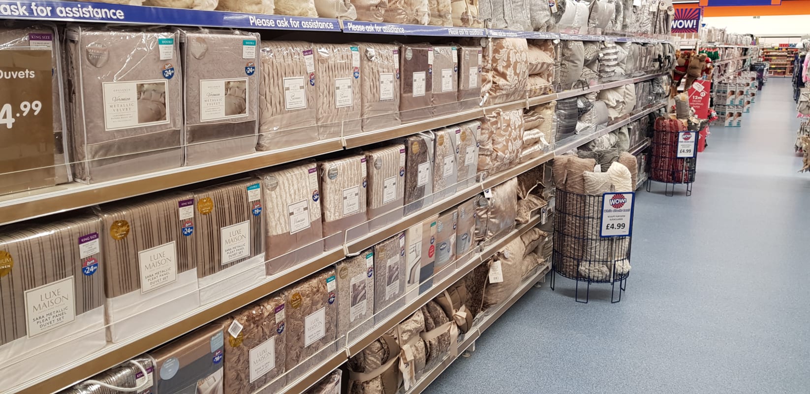 B&M's Shrewsbury store has plenty to offer customers, including beautiful home decor and soft furnishings in a range of styles and colours.