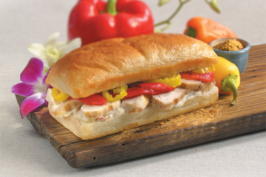 Caribbean Jerk Chicken - Hot Sandwiches