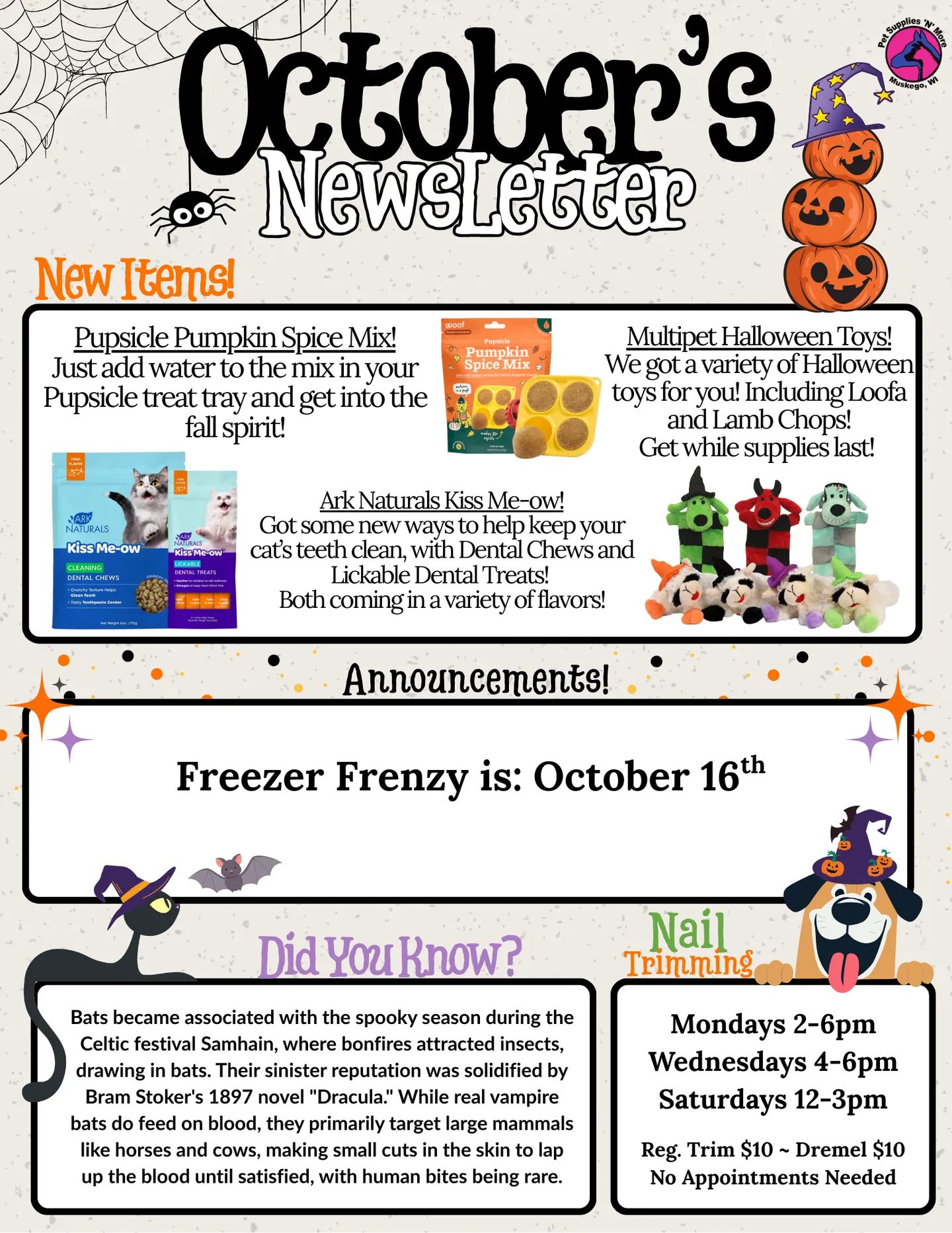 Image of Local Pet Event October Newsletter Nearby