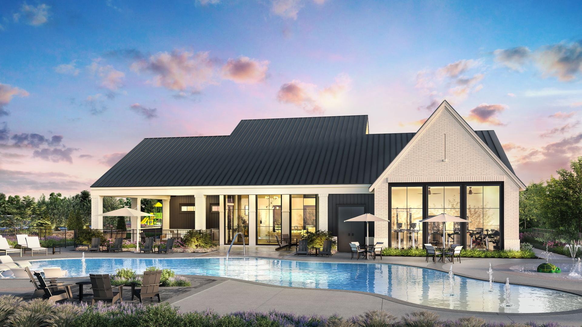 Lounge poolside at the community swimming pool 