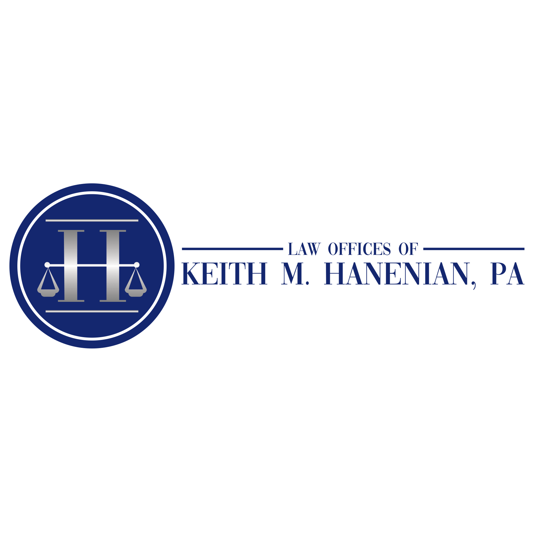 Law Offices of Keith M. Hanenian, PA Logo