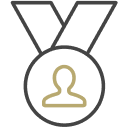 Medal icon.