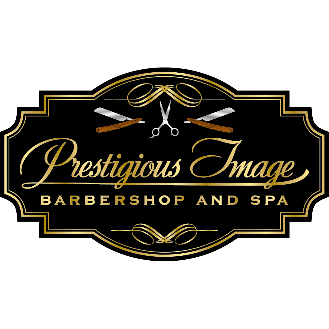 Prestigious Image Barbershop and Spa Logo