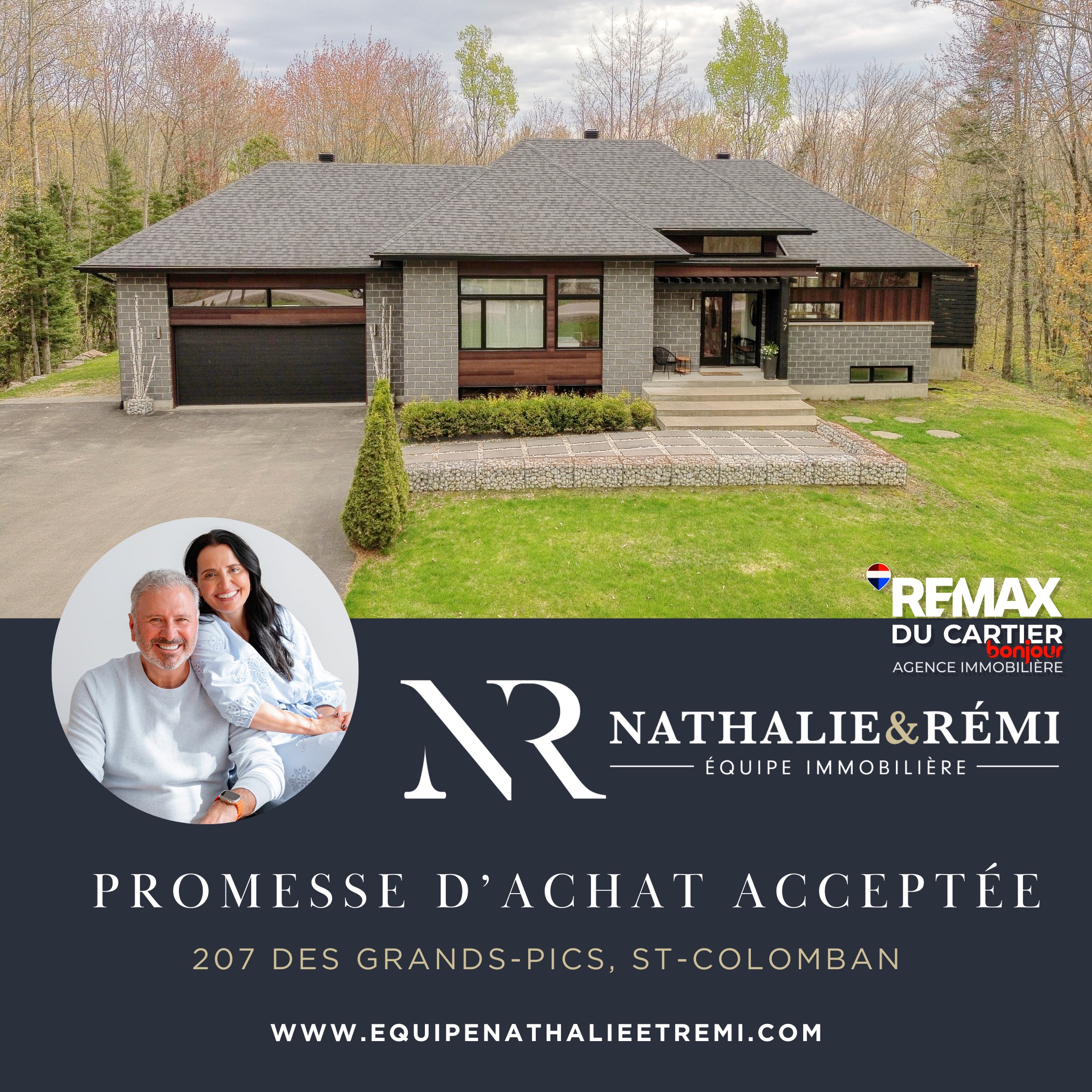 Images Nathalie Plante et Rémi Tremblay, RE/MAX Du Cartier Bonjour - Courtiers immobiliers inc. agréés, DA. Saint-Sauveur