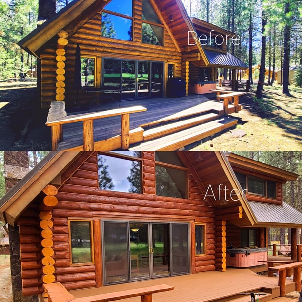 Images Norse Log Home Restoration