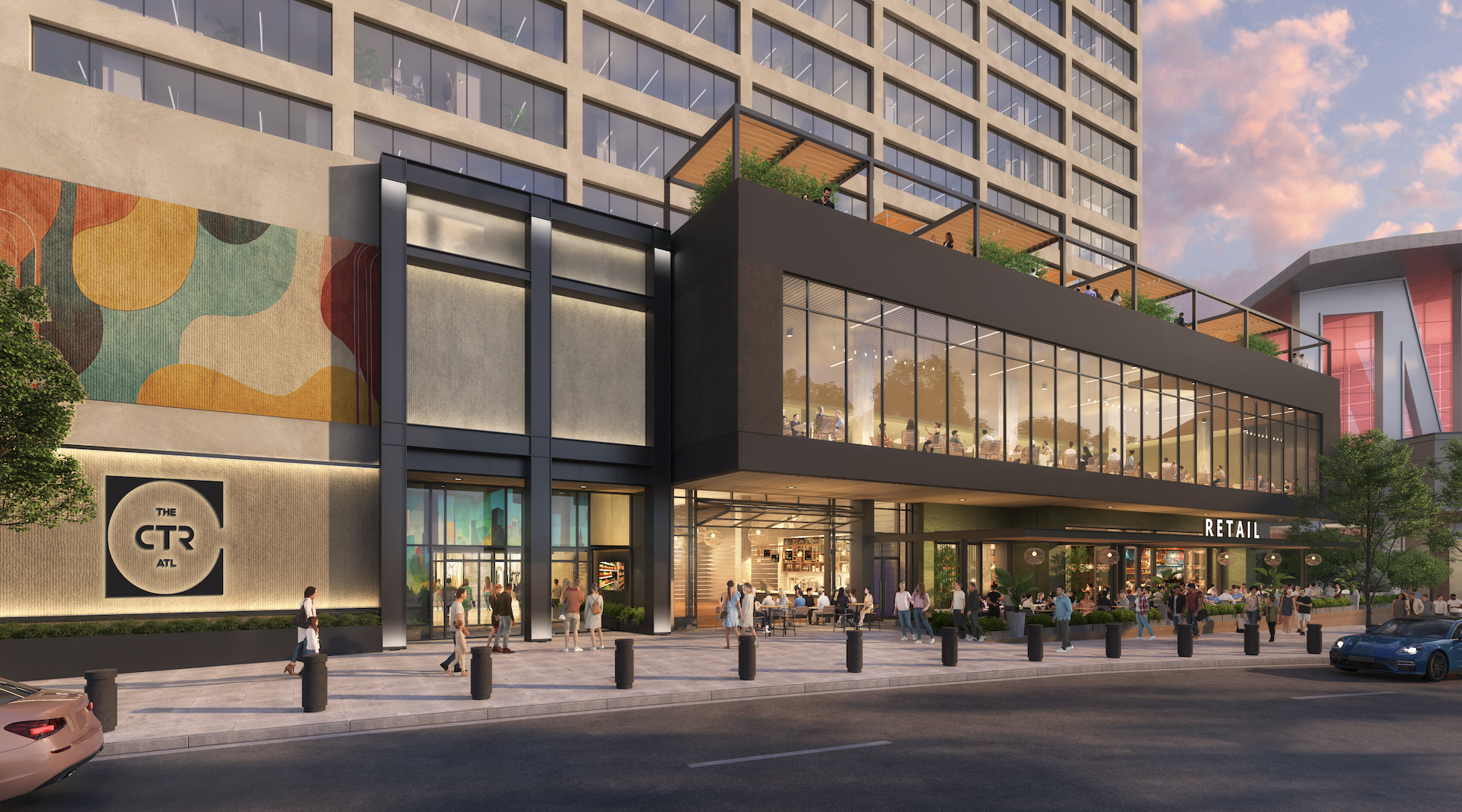 Rendering of The CTR from the North entrance