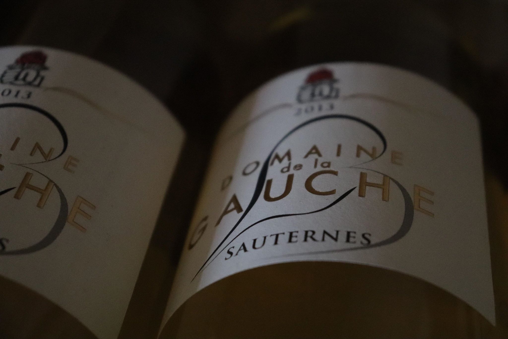 Etiquette Rose poing Cuvée de tête Domaine de la Gauche