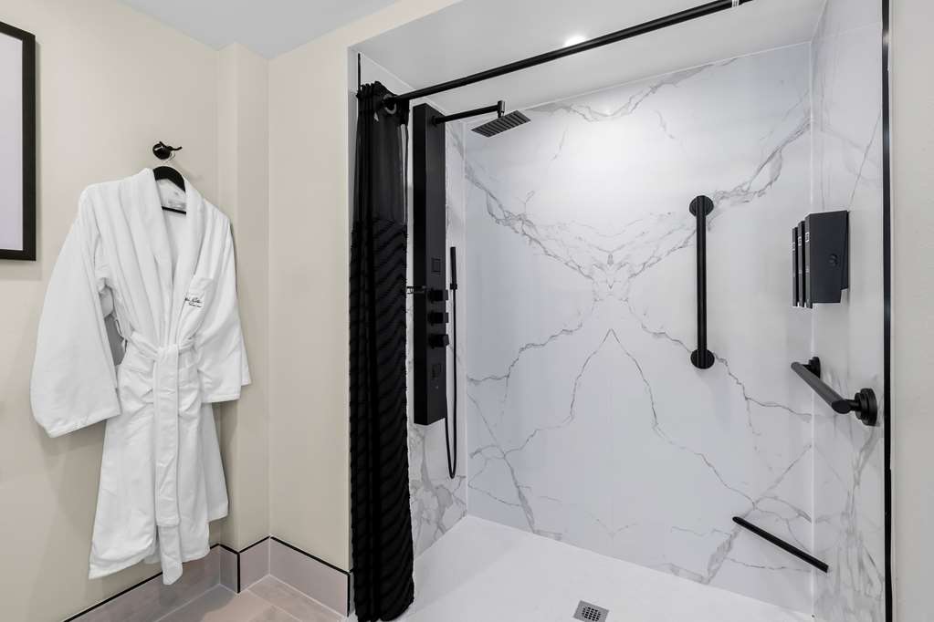 Mobility Accessible Bathroom with Roll-In-Shower
