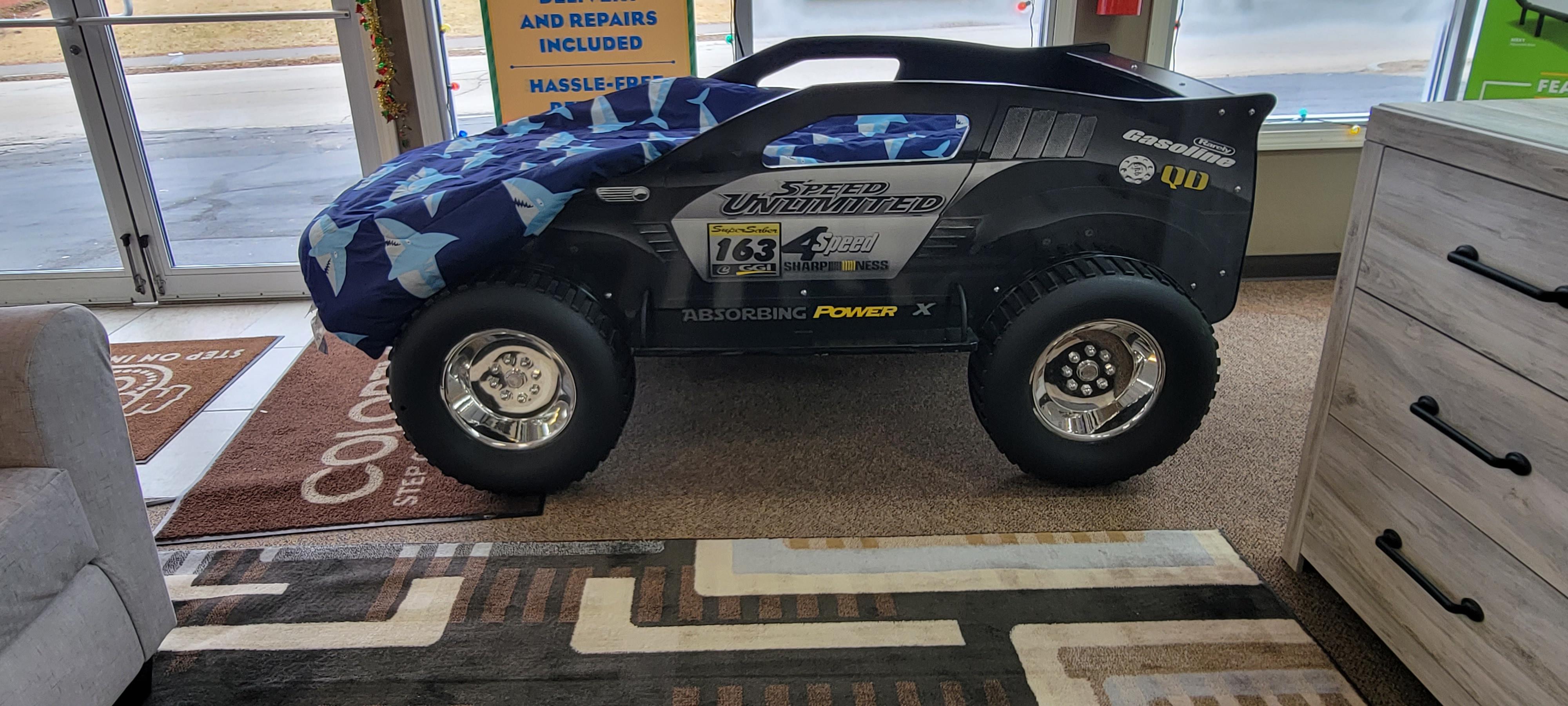 Twin jeep bed ready for the 4 wheeling season