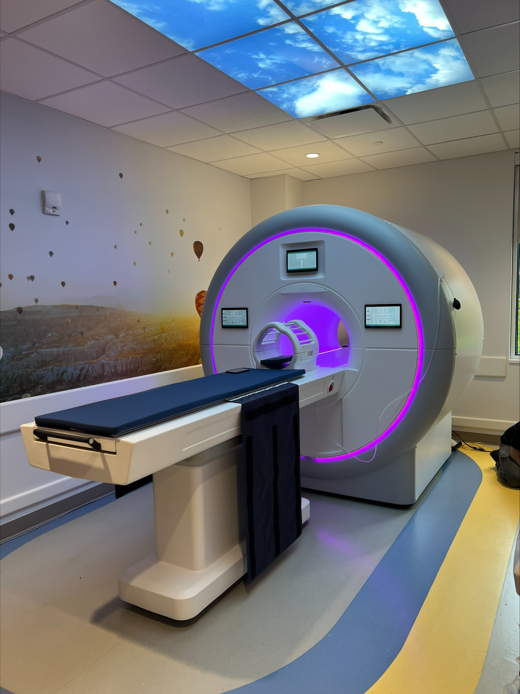 Mock MRI scanner at CHOP Specialty Care, Abington