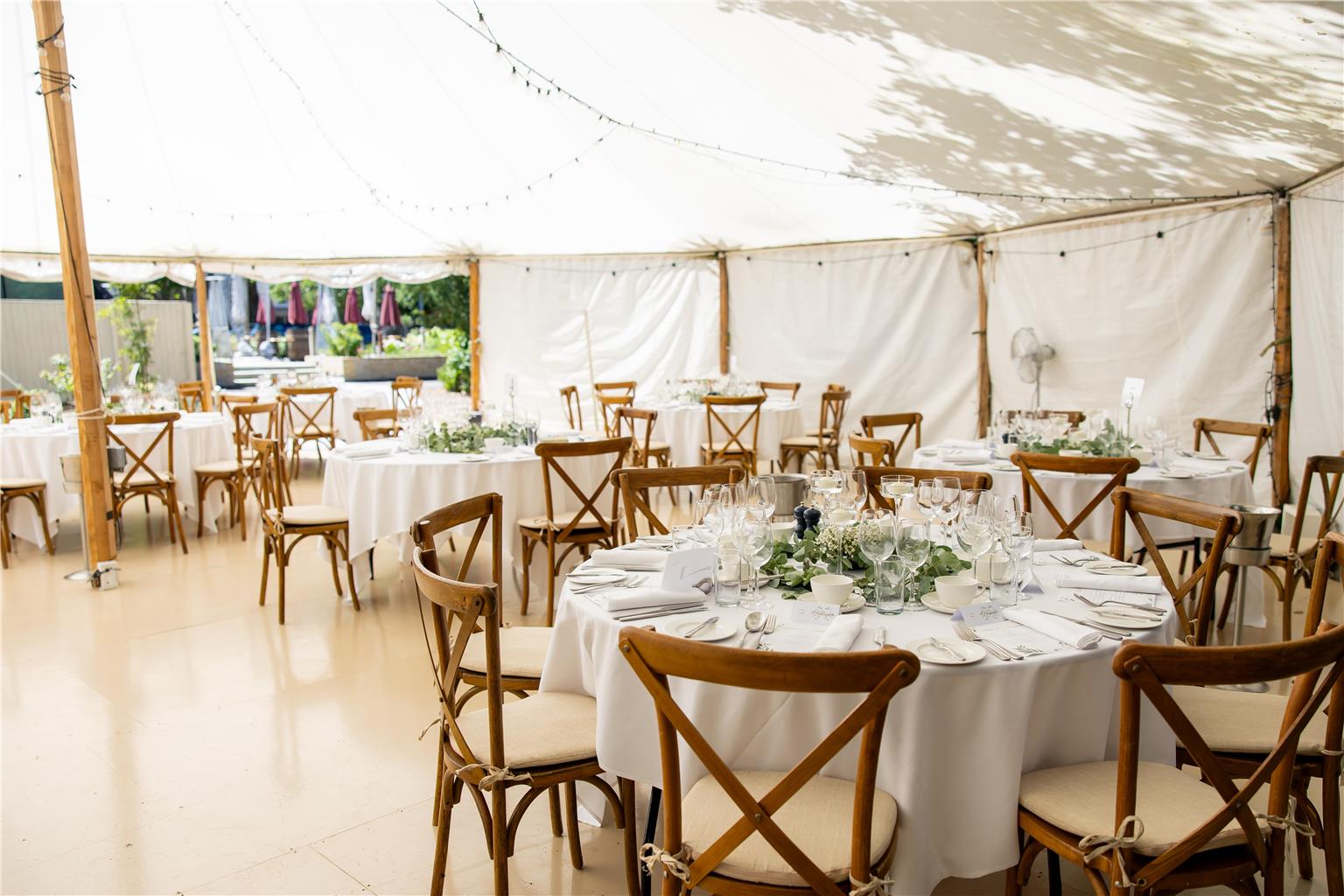 Teepee Wedding Breakfast