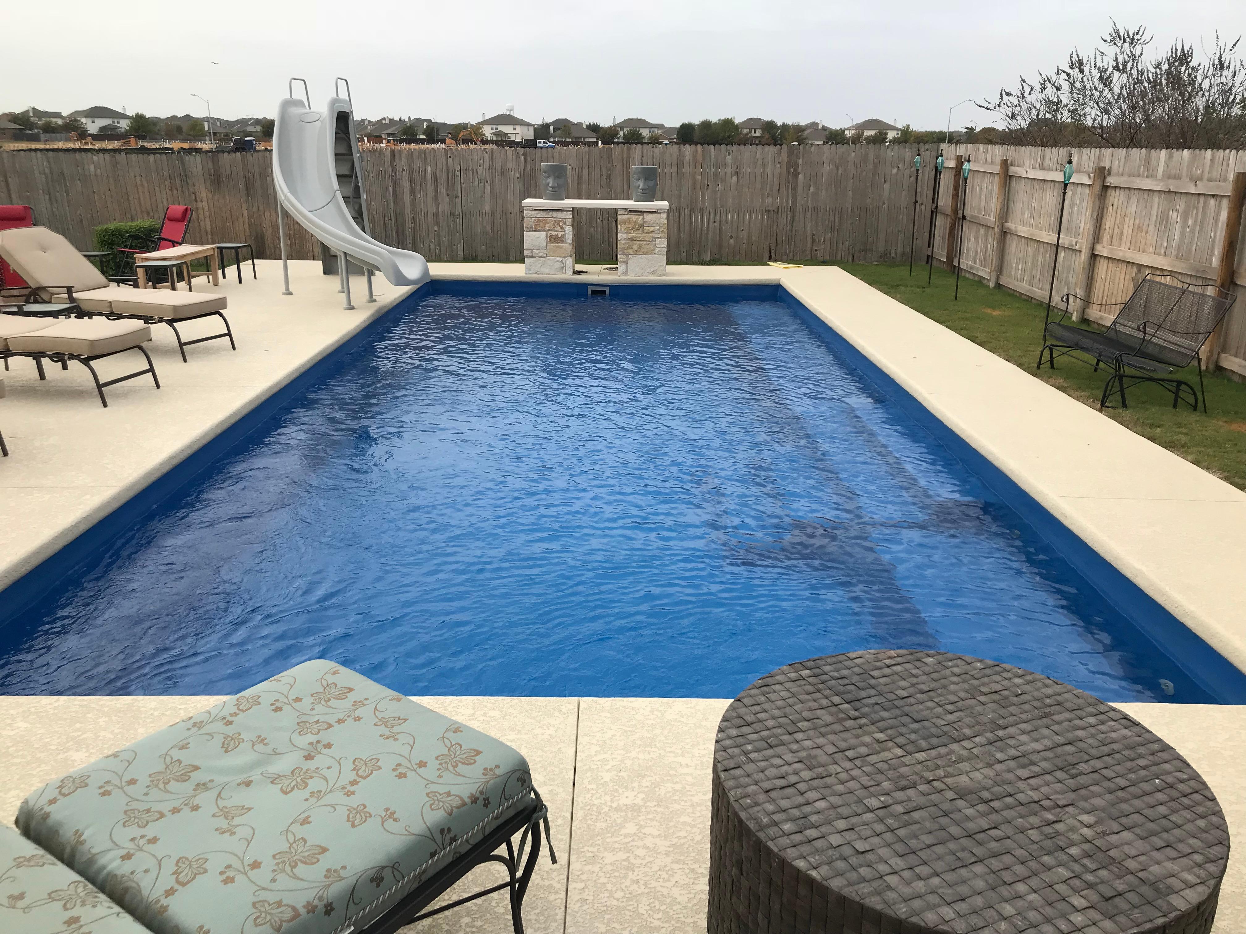 Contact our pool experts today for an estimate on in-ground fiberglass pools! Poolwerx Cedar Park Cedar Park (512)259-7665