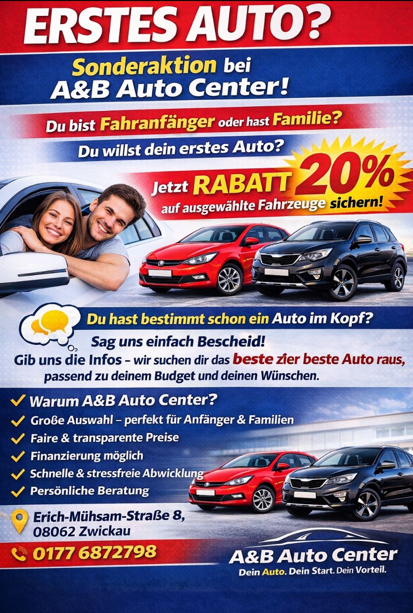 A&B Auto Center, Erich-Mühsam-Str. 8 in Zwickau