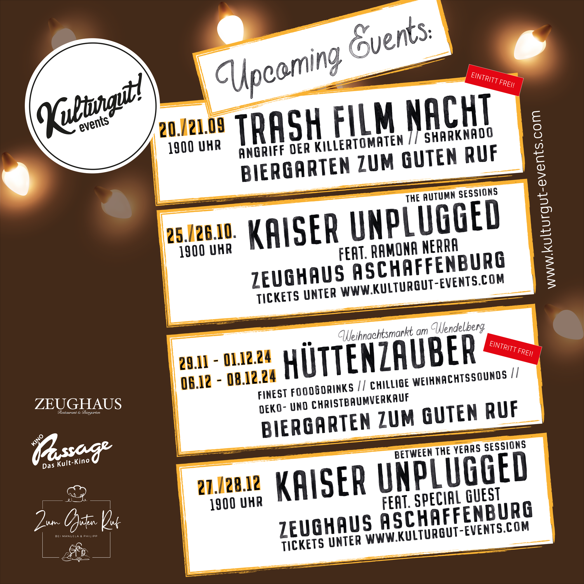 Kulturgut - Events Aschaffenburg, Weinbergstraße 32 in Aschaffenburg