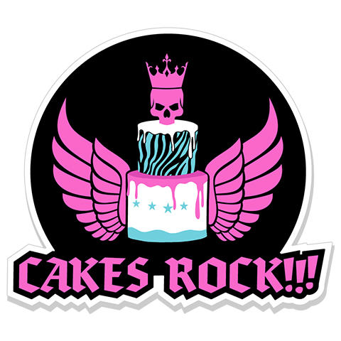 Cakes ROCK!!! Logo