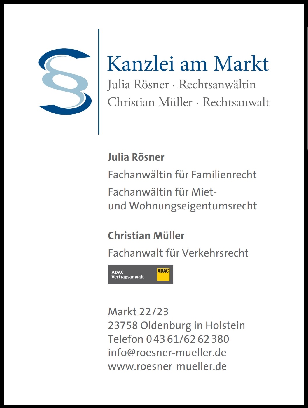 Fotos - Kanzlei am Markt Julia Rösner | Christian Müller Rechtsanwälte - 2